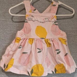 Carter's Pink and Yellow Baby Dress